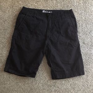 Plugg Black Cargo Shorts